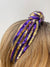 Game Day Sequin Headband Purple