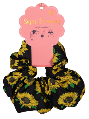 Boutique Pensacola SS Super Scrunchy Sunflowers