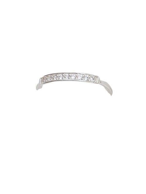 Boutique Pensacola Wesley Luxe Ring, Silver