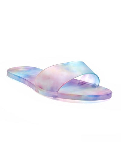 pensacola, boutique, online shopping, florida, jelly shoes, sandals, beach, multi color, cotton candy, pool