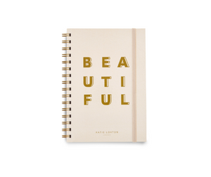 Beautiful Spiral Notebook Pink KL