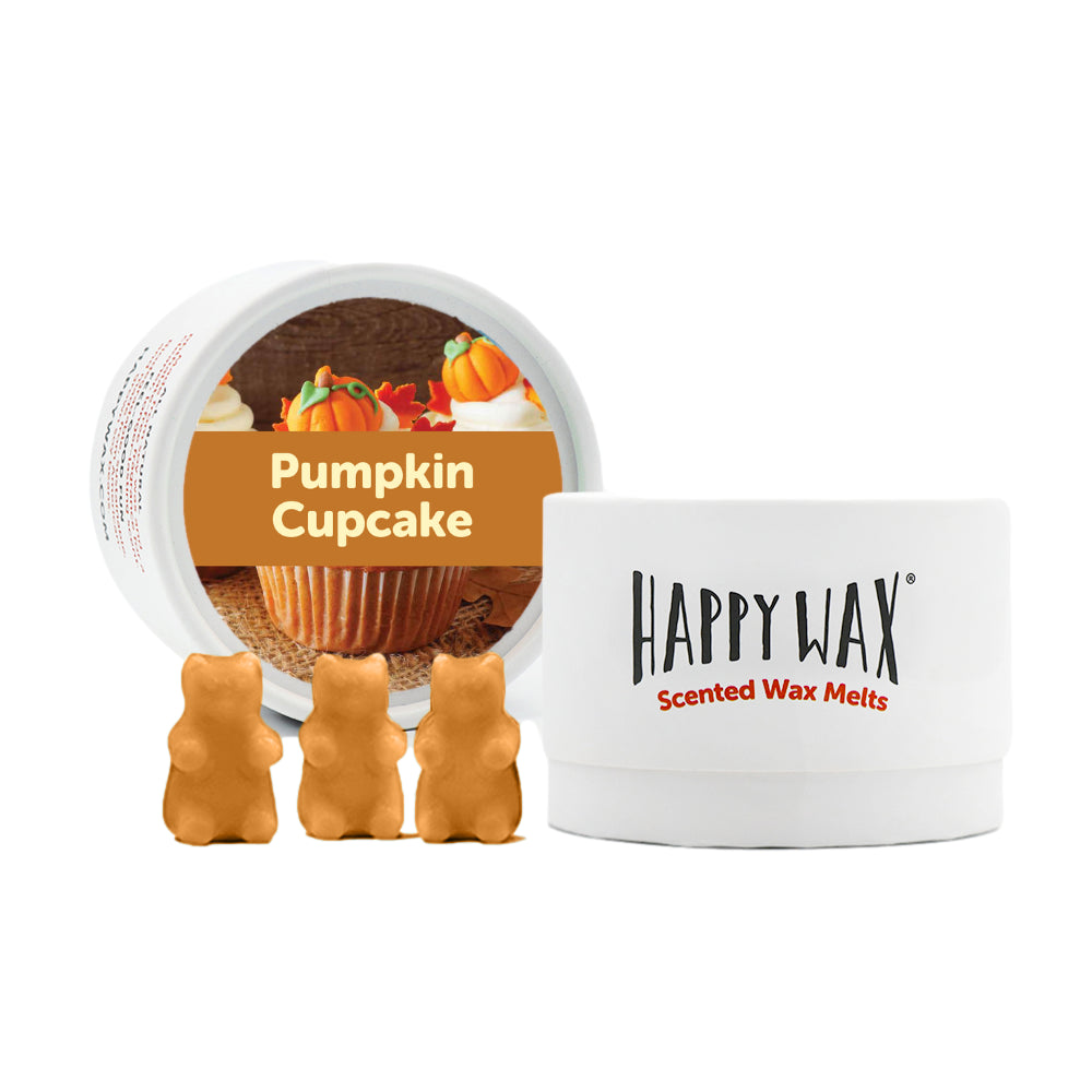Happy Wax Pumpkin Cupcake