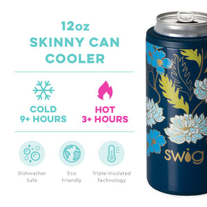 Swig Skinny Cooler, Water Lily