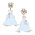 Wedding Dress & Pearl Cluster Earrings