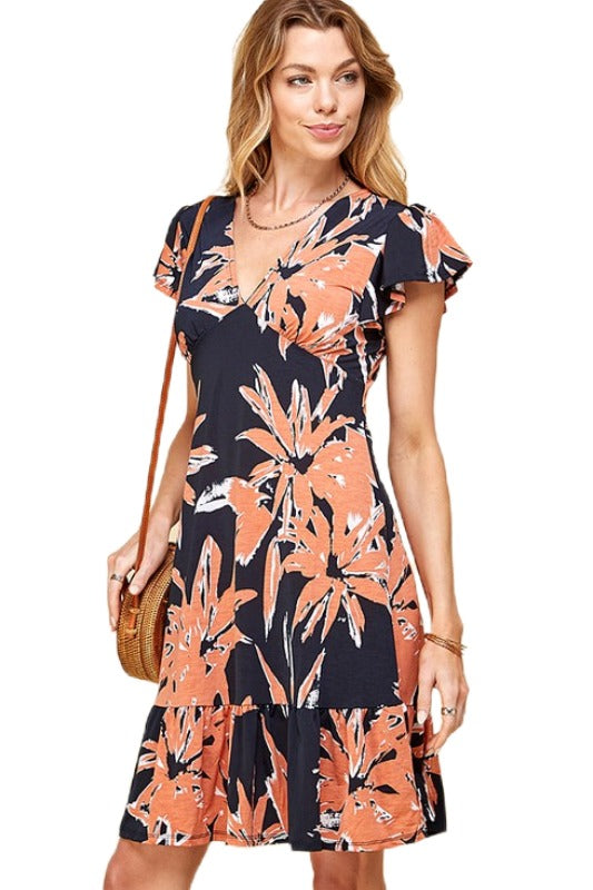 boutique shopping pensacola tropical dress clothing palm tree beach office work