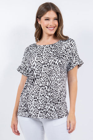 boutique shopping pensacola top blouse clothing leopard curvy plus