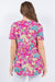 boutique shopping pensaola top blouse clothing floral multi-color v-neck