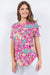 boutique shopping pensaola top blouse clothing floral multi-color v-neck 