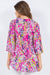 boutique shopping pensacola floral top blouse clothing v-neck long sleeve