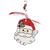Fluffy Santa Beard Flat Ornament