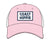 Coast Hippie Logo Patch Hat, Pink