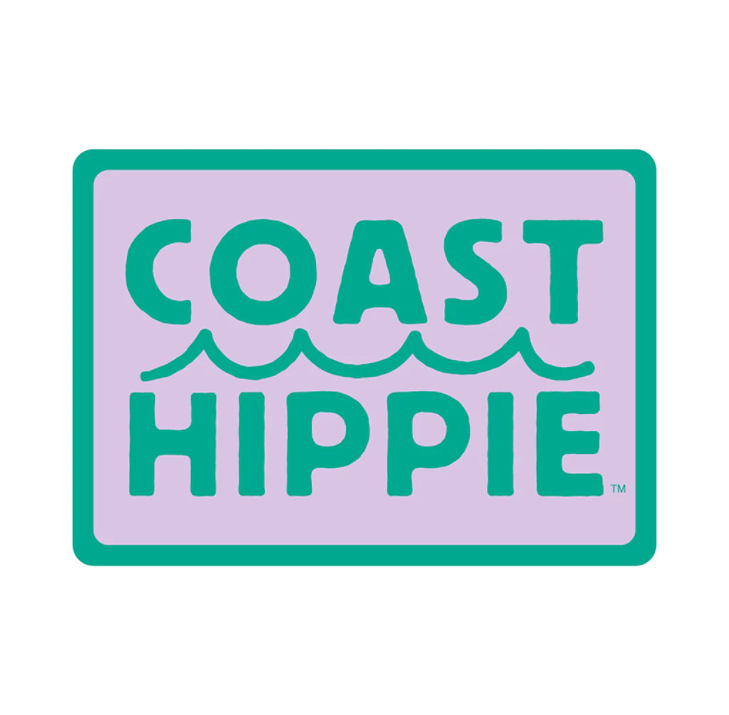 Coast Hippie Logo Sticker, Lavender