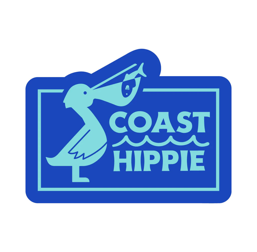 boutique shopping pensacola sticker coast hippie fish bird blue