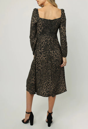 Isabelle Leopard Dress