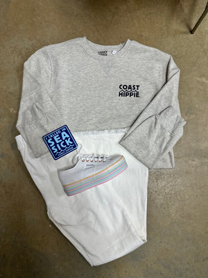 Coast Hippie Sea Sick Sweatshirt, Oatmeal