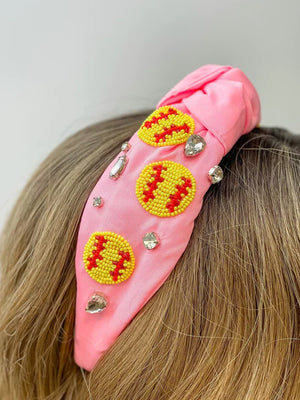 boutique shopping pensacola florida softball beaded headband accessories gameday sports gift