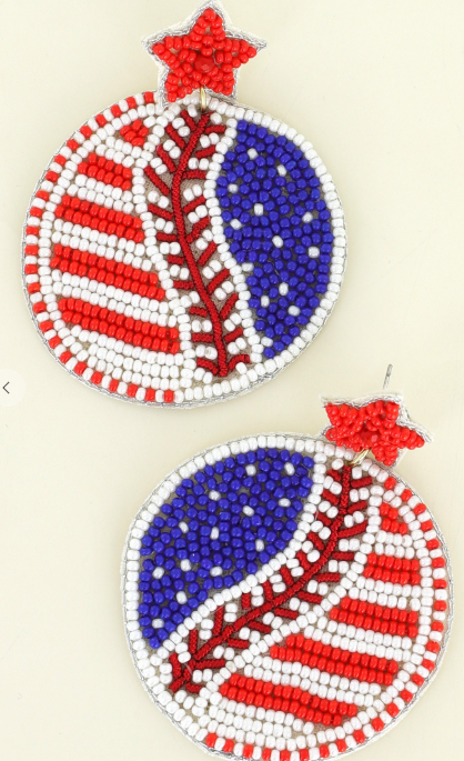 pensacola, boutique, shopping, online, america, earrings, patriotic, earrings, jewelry, july 4, independence, trump, 