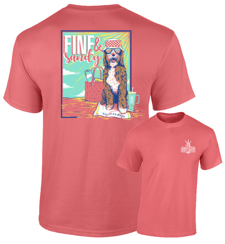 shopping, online, pensacola, florida, boutique, clothing, summer, graphic tee, dogs, golodendoodle, beach, southernology, 