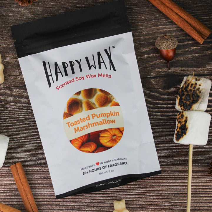 Happy Wax Toasted Pumpkin Marshmallow 2oz Pouch