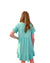 boutique shopping pensacola teal dress clothing frayed cute fun work office party