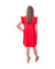 boutique shopping pensacola dress clothing v-neck ruffle red cute fun