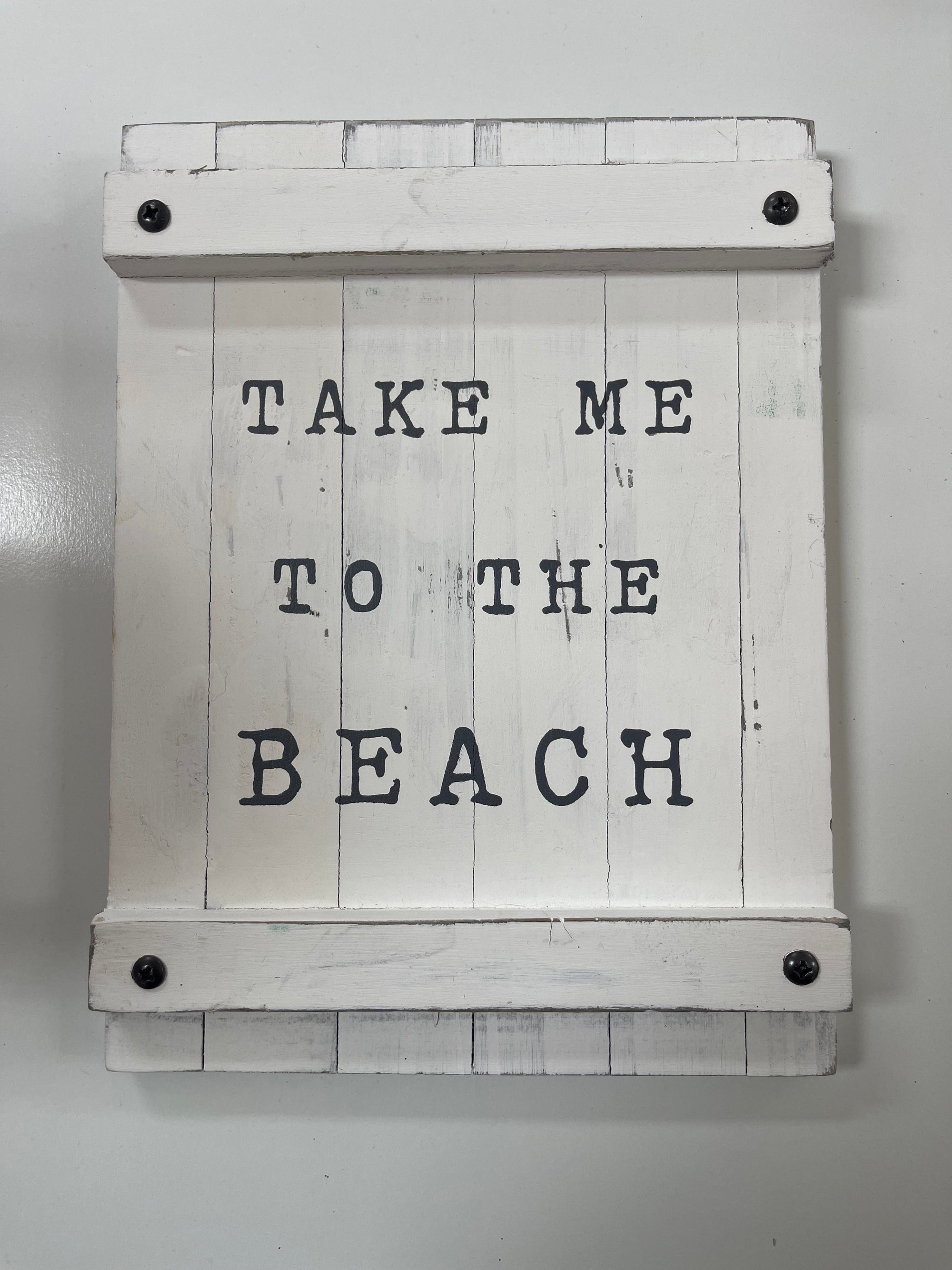 Take Me To The Beach Plaque