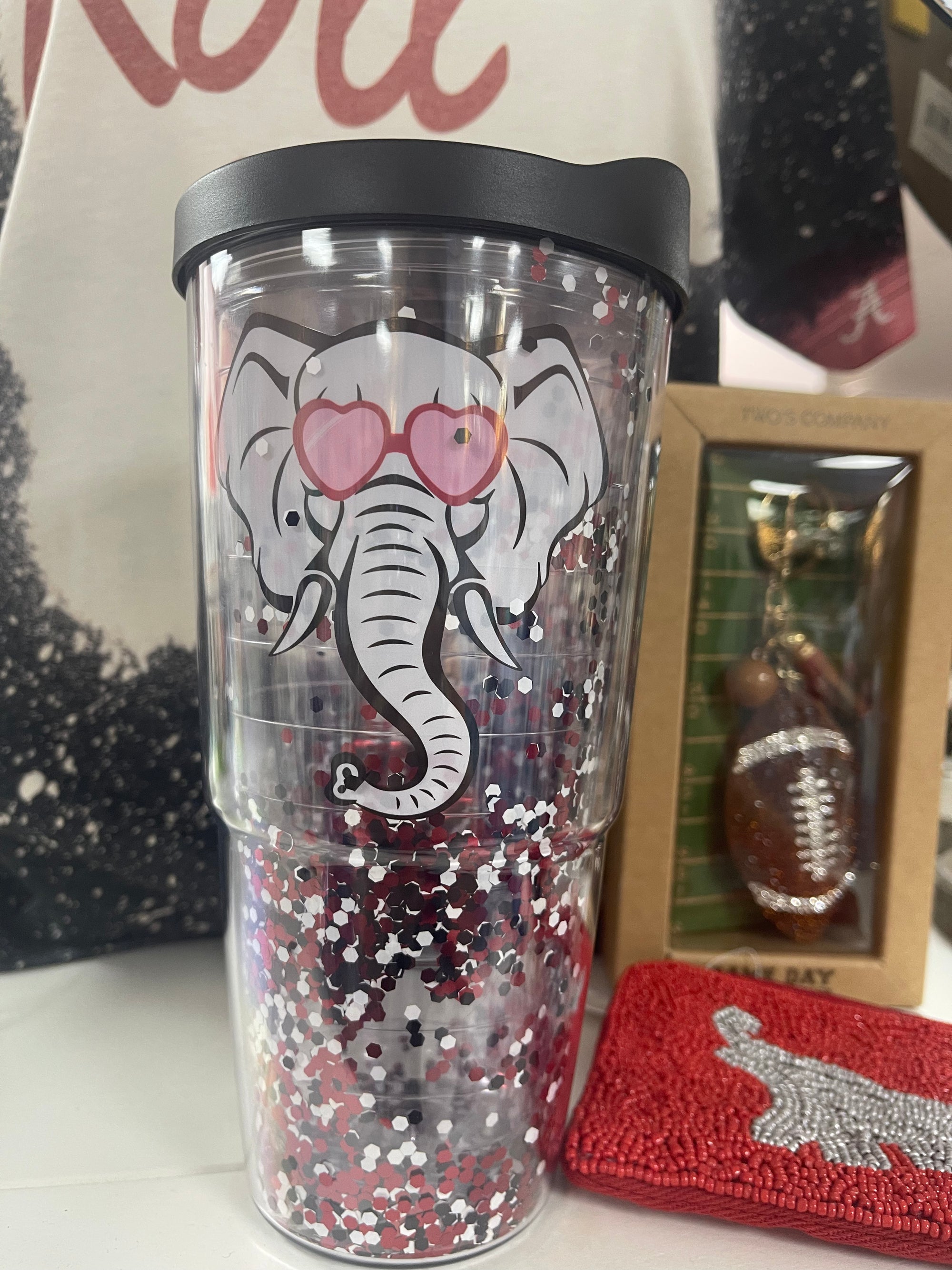 Elephant Pride Drink Glitter Tumbler