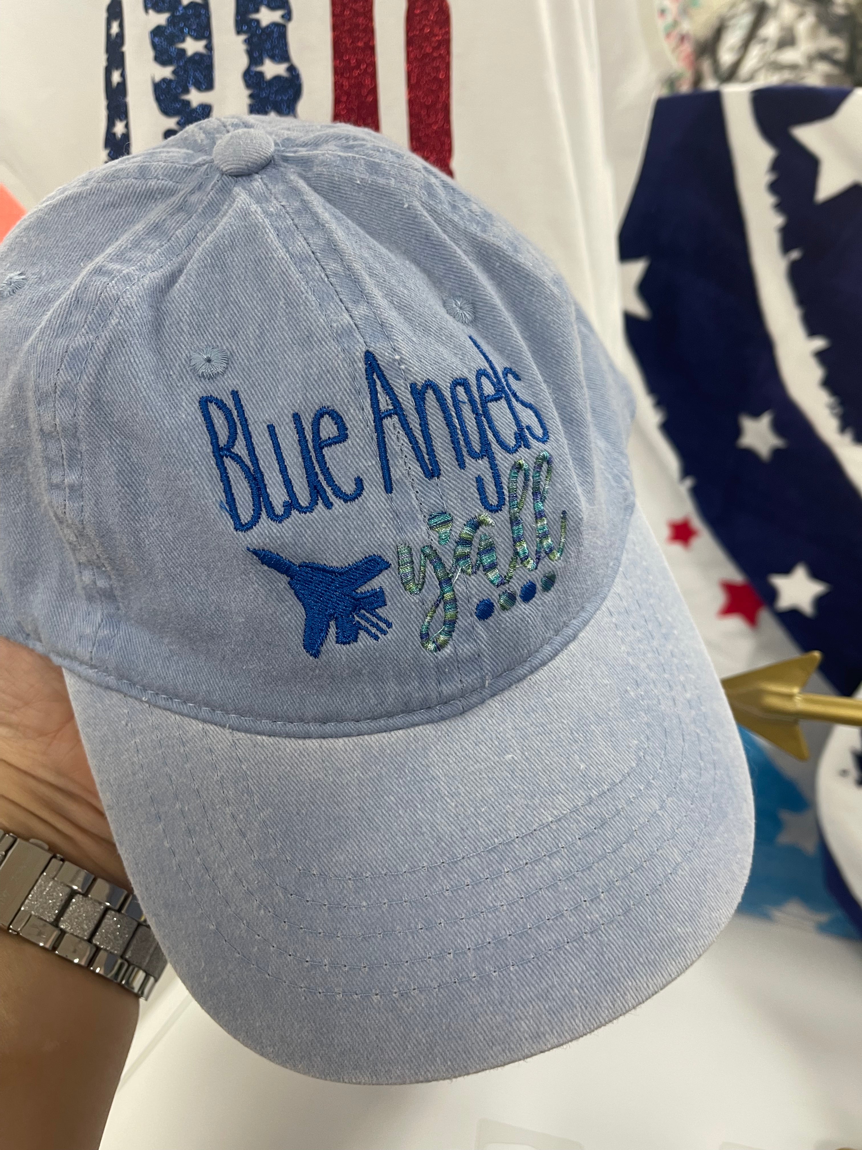 Blue Angels Yall Hat, Blue