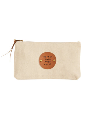 CLEARANCE Happy Canvas Pouch