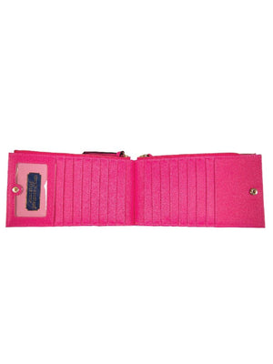 Boutique Pensacola SS Double Zip Wallet, Butterfly View