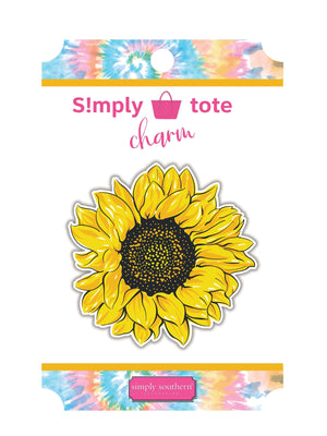 Boutique Pensacola SS Simply Tote Charms Sun flower
