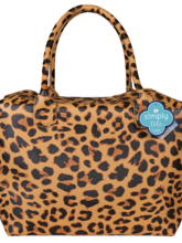 Boutique Pensacola SS Simply Tote Insert Bag, Large Leopard