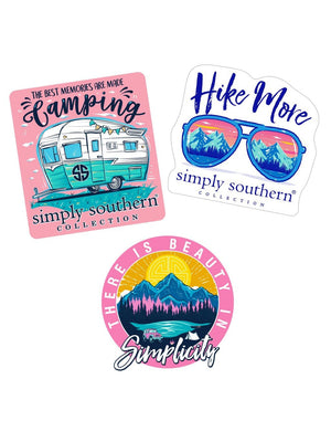 Boutique Pensacola SS Sticker Pack Camping