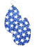 Boutique Pensacola SSparkly Star Teardrop Earrings-Blue