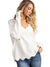 Boutique Pensacola Scallops All the Way Sweater Ivory