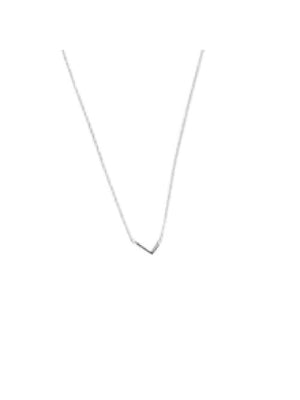 Boutique Pensacola Silver Luxe Initial Necklace L
