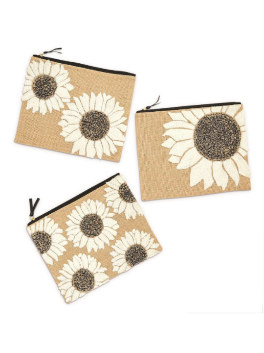 Boutique Pensacola Sunflower Embroidered Bag 