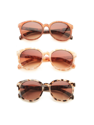 Boutique Pensacola Sunglasses With Glitz Cork Case Different Styles