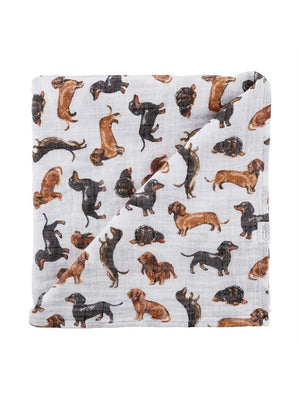 Boutique Pensacola Swaddle Blankets Dachshund Style