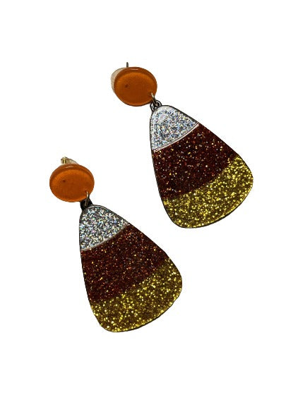 Boutique Pensacola Who Love's Candy Corn Earrings