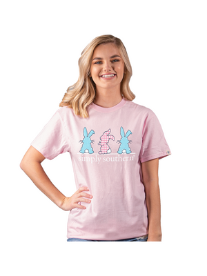 Boutique Pensacola Youth SS Easter Bunny TShirt Front