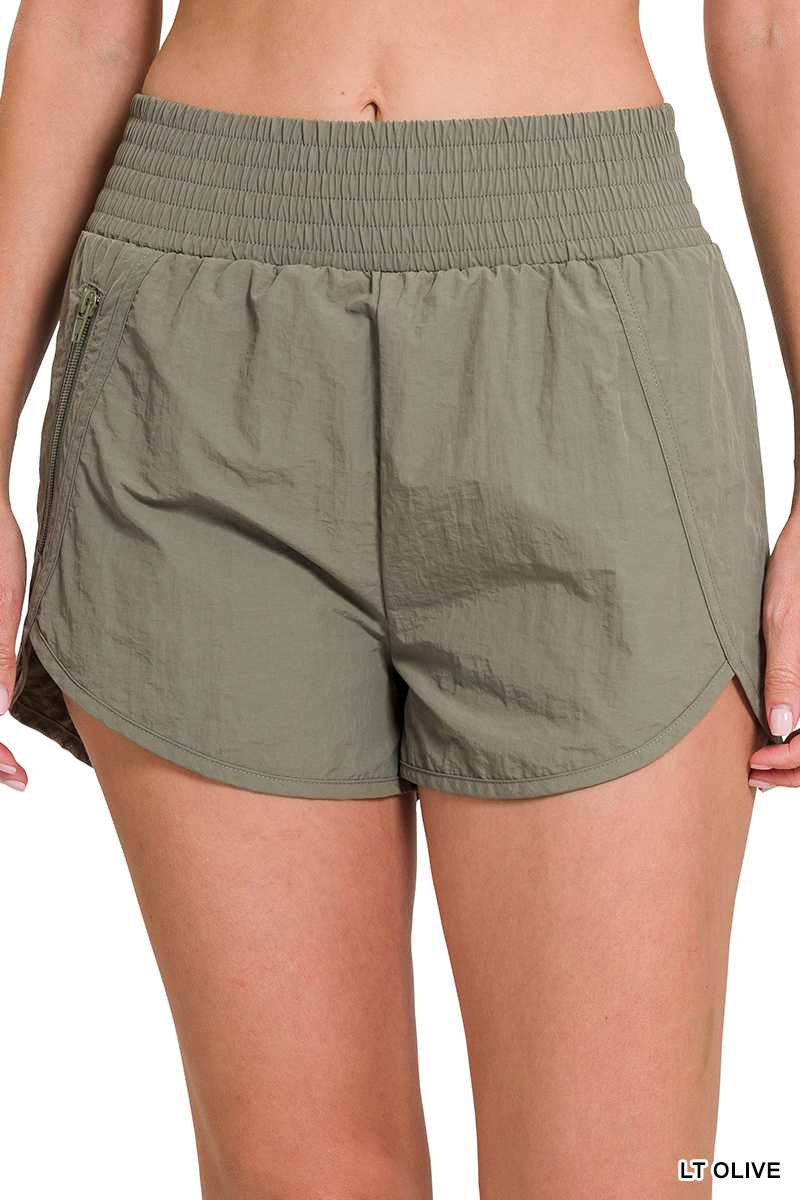 Going for a Run Shorts, Light Olive