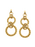 boutique pensocola  earrings accessories gold cANVAS