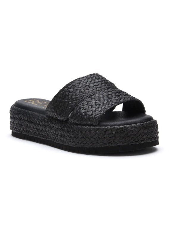 CLEARANCE Matisse Layback Platform Sandals, Black