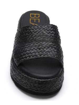 CLEARANCE Matisse Layback Platform Sandals, Black