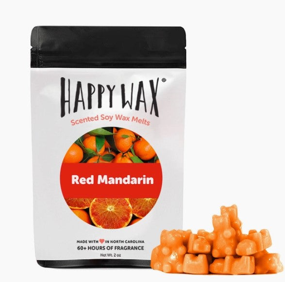Happy Wax Red Mandarin 2oz Pouch