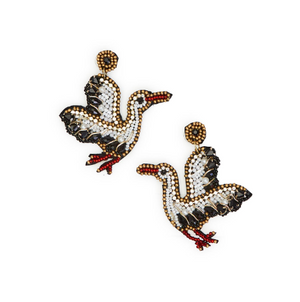 Seagull Embellished Earrings