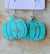 Turquoise Pumpkin Earrings
