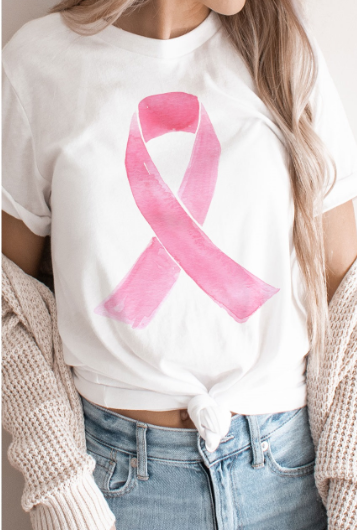 pensacola florida graphic tee pink ribbon breast cancer awareness