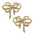 Carina Pave Bow Stud Earrings